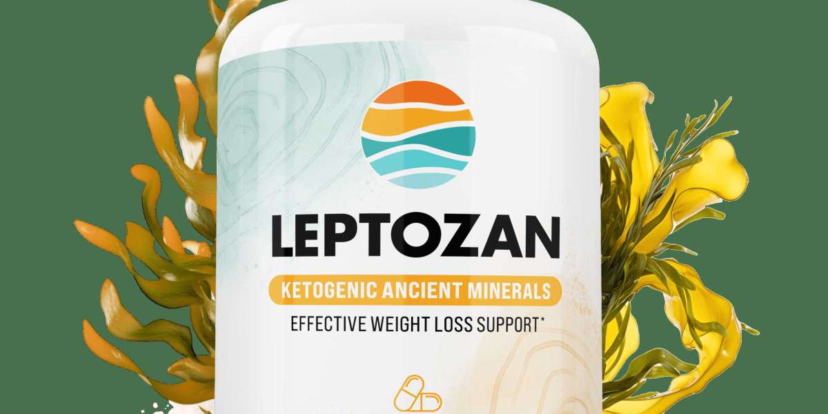 How does caffeine contribute to weight loss in Leptozan?