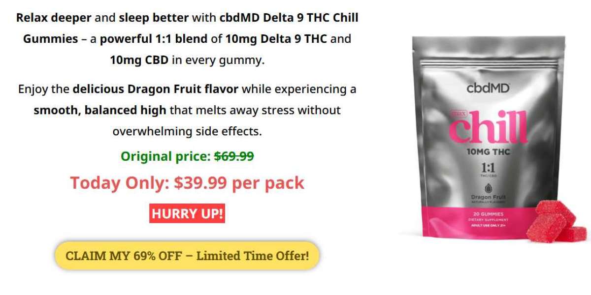cbdMD Delta 9 THC Chill Gummies Reviews In USA (Official News)