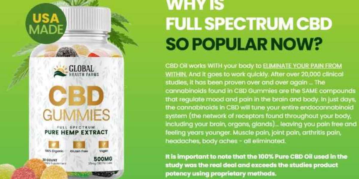 Global Health Farms Gummies: Easily Get Relief From Chronic Pain