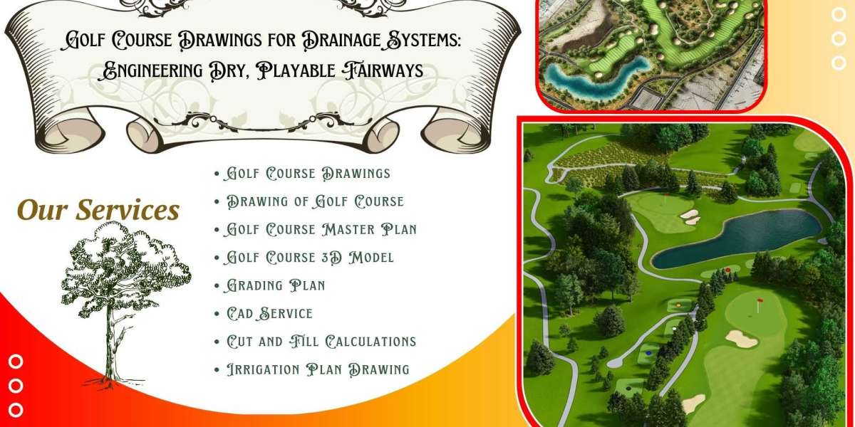 Golf Course Drawings for Drainage Systems: Engineering Dry, Playable Fairways