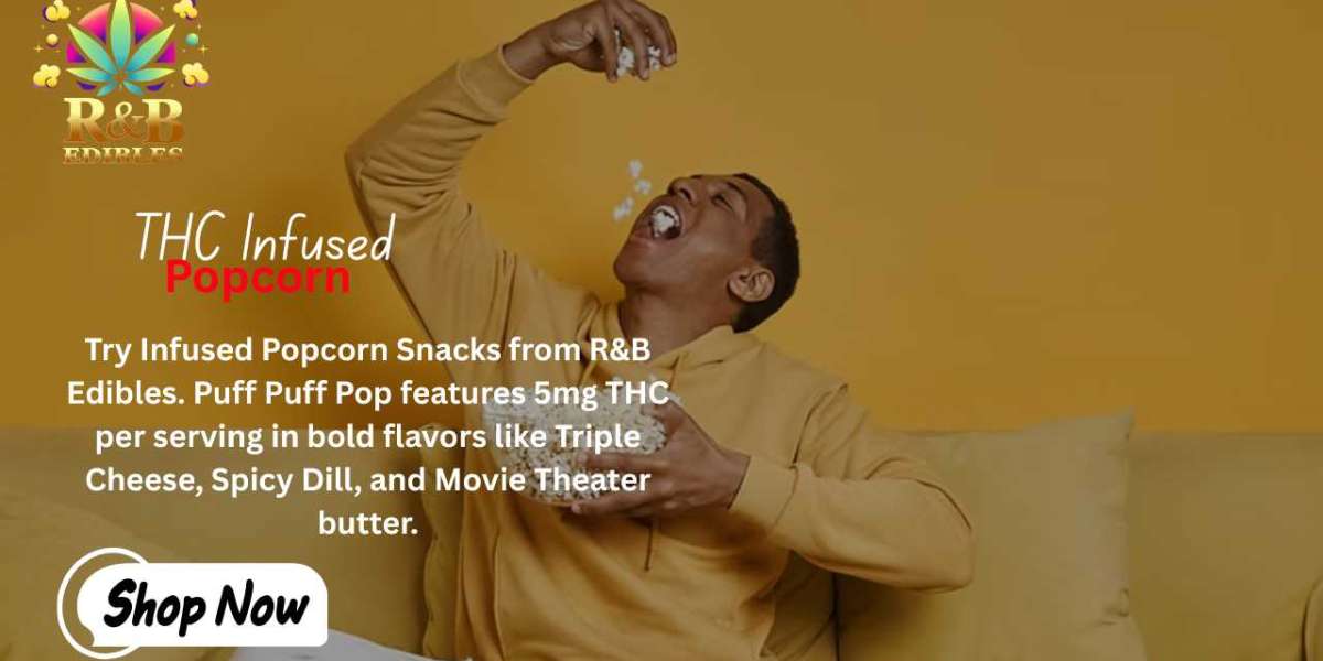 Infused Popcorn Snacks by R&B Edibles: Popcorn That Pops with THC