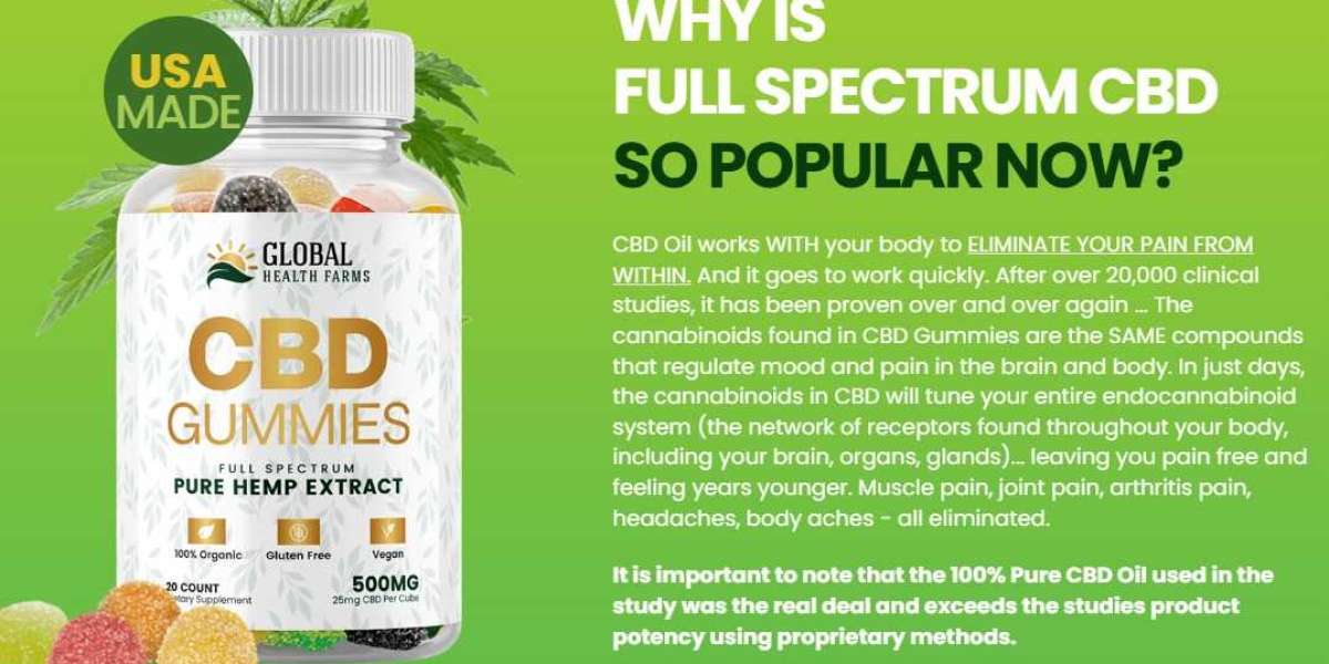 Global Health Farms Gummies: Your Side-Effect-Free Solution to Pain Relief