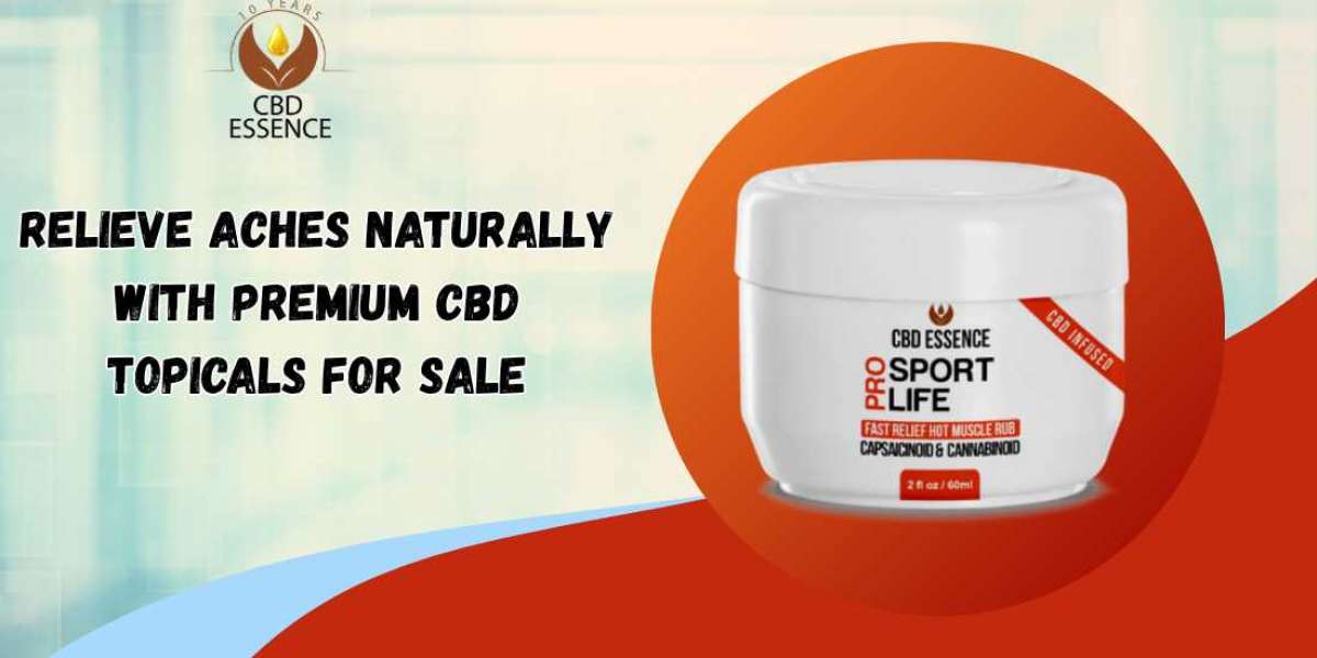 Relieve Aches Naturally with Premium CBD Topicals for Sale