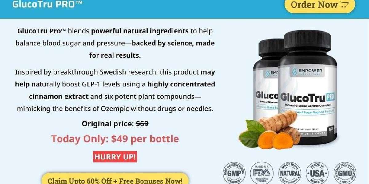 GlucoTruPro Blood Sugar Support: Natural Support for Overall Wellness & Diabetes Management 2025