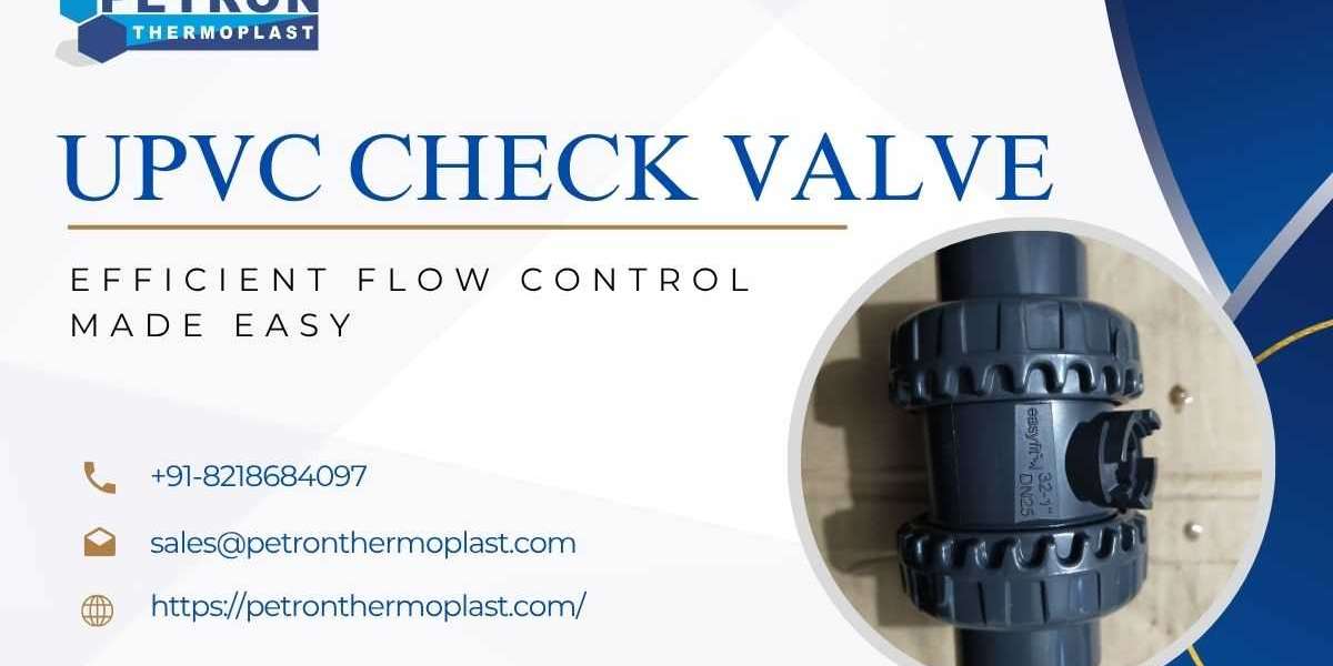 UPVC Check Valve – Efficient Flow Control Made Easy